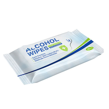 Ten-piece Cleaning And Disinfection Alcohol Wipes