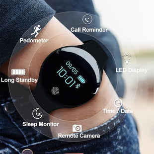Compatible con Apple, SANDA Reloj Inteligente de Lujo para Hombre, Pulsera Deportiva, Podómetro de Calorías, Relojes de Fitness para Teléfonos Android IOS, Rastreador de Sueño, Reloj Inteligente para Hombre