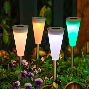 Linternas decorativas de paisaje, luces solares, luces de jardín para exteriores, villas de jardín impermeables, luces para césped, farolas