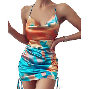Vestidos de mujer sexy sin espalda con tirantes