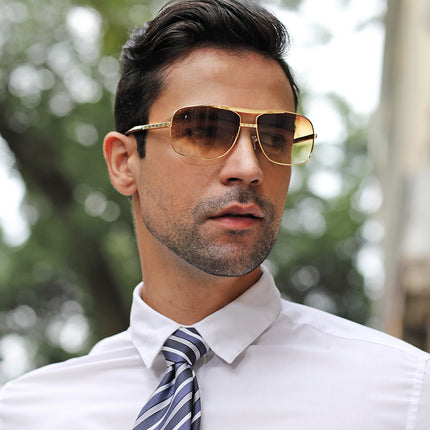 New Sunglasses Men's 0256ATTITUDE Retro Square Frame Slingshot Sunglasses Men's Fashion Wholesale Shades