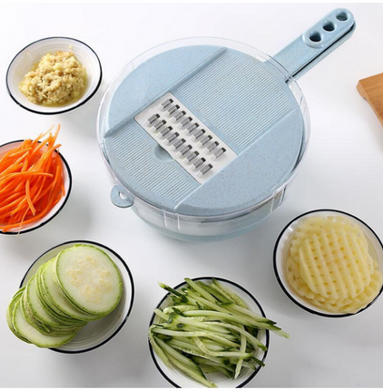 8 In 1 Vegetable Slicer - Potato Peeler Carrot Onion Grater - Cutter Kitchen Accessories