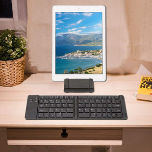 Teclado Bluetooth Plegable de Metal Inalámbrico Mini Bluetooth