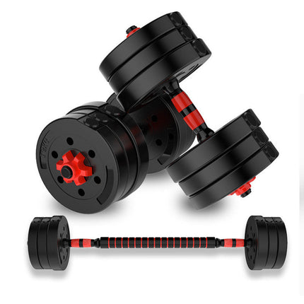Adjustable, Rubber Coated, Multifunction Dumbbell set