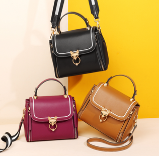 Bolso de mano de moda para mujer, bolso de hombro elegante para mujer, bolsos cruzados de piel dividida, gran capacidad