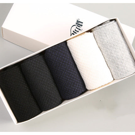 Men's Black Bamboo Fiber Men's In Tube Socks
