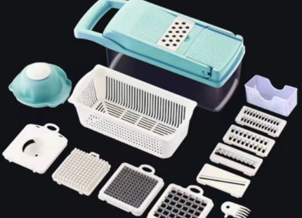 12 In 1 Manual Vegetable Chopper Kitchen Gadgets Food Chopper Onion Cutter Vegetable Slicer