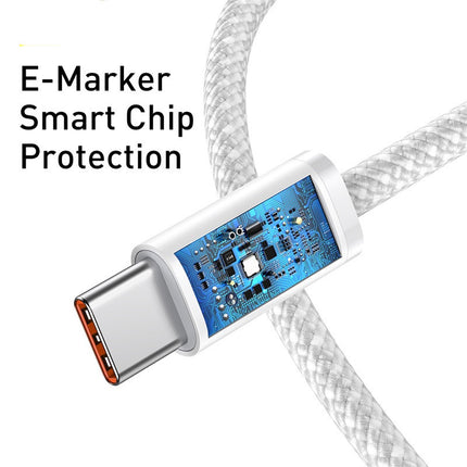 Suitable For Mobile Phone Tablet QC PD Fast Charge Transmission Braided Cable 100W