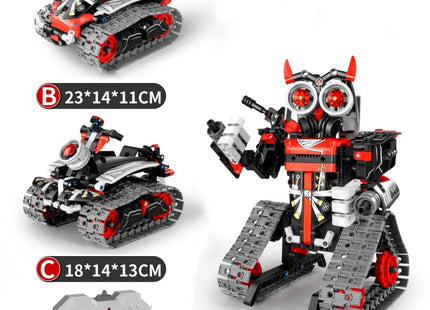Children's Programming Robot Building Blocks Mechanical Dog Assembled Remote Control Toys