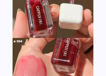 Small Square Lip Gloss Transparent Lip Gloss Glass Moisturizing And Nourishing Mirror Lip Lacquer