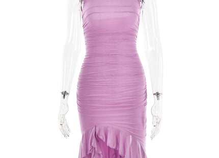 Slim Skinny Sleeveless Dress For Women Fashion Party Club Dresses