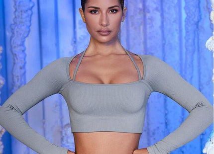Women Seamless Yoga Tracksuit Set Workout Sportswear Fitness