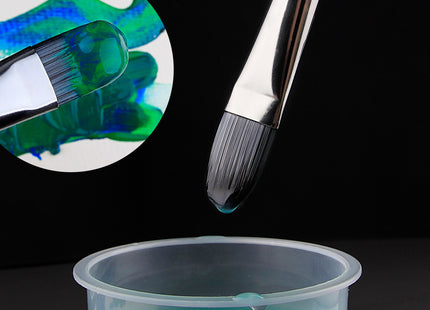 Full Set Nylon Hair Brush Watercolor Acrylic Painting Brush 12 PCs Suit Art Supplies