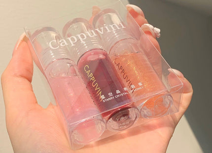 Small Square Lip Gloss Transparent Lip Gloss Glass Moisturizing And Nourishing Mirror Lip Lacquer