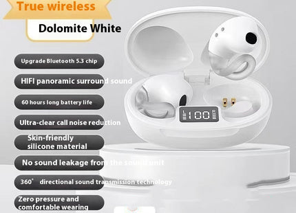 New Bluetooth Headset Clip-on Noise Reduction High Sound Quality Ultra-long Life Battery