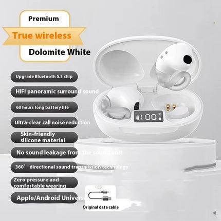 New Bluetooth Headset Clip-on Noise Reduction High Sound Quality Ultra-long Life Battery