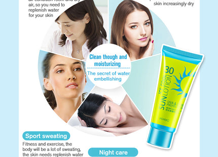 Sunscreen Cream Protetor Facial Cream Sunscreen Clear Moisturizing Lotion