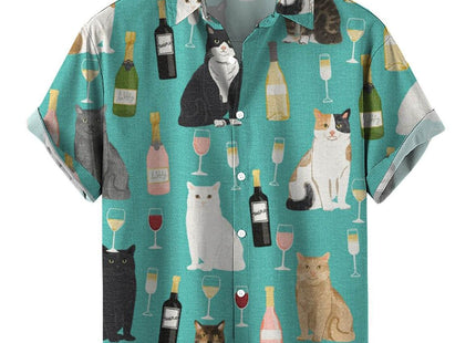 Men's 3D Fashion Printed Hawaiian Cartoon Shirt