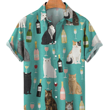 Men's 3D Fashion Printed Hawaiian Cartoon Shirt