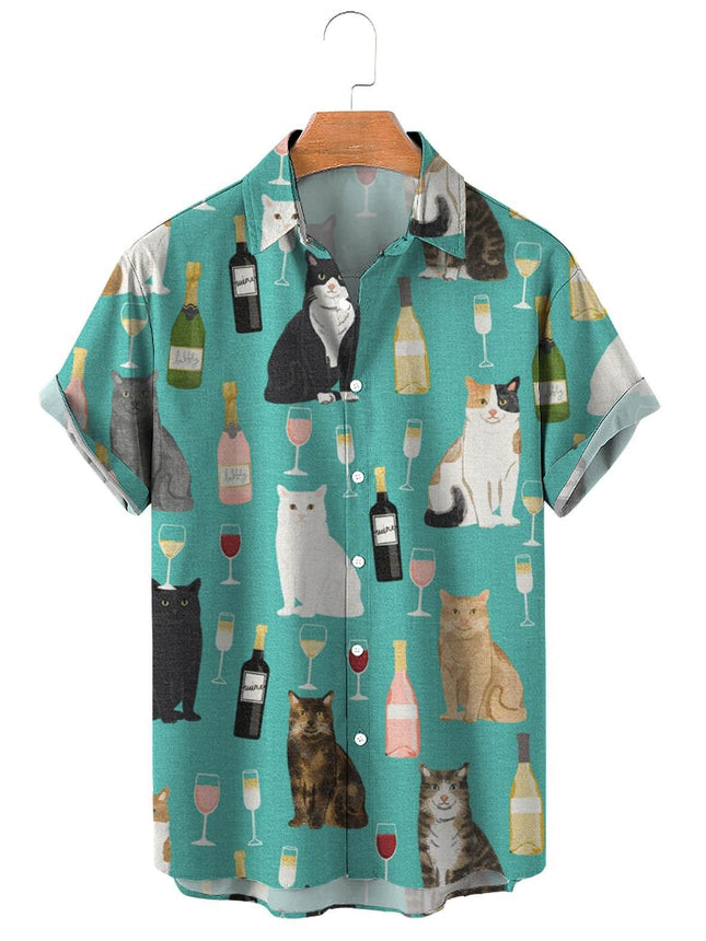 Men's 3D Fashion Printed Hawaiian Cartoon Shirt