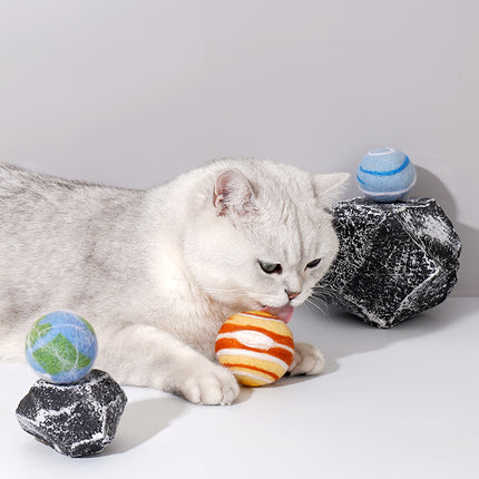 Planet Funny Bitten Catnip Ball Playset