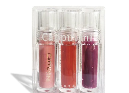 Small Square Lip Gloss Transparent Lip Gloss Glass Moisturizing And Nourishing Mirror Lip Lacquer