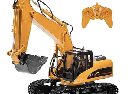 Channel remote control excavator alloy version 2.4G wireless remote control vehicle engineering vehicle excavator children's toys