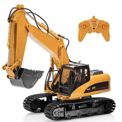 Channel remote control excavator alloy version 2.4G wireless remote control vehicle engineering vehicle excavator children's toys