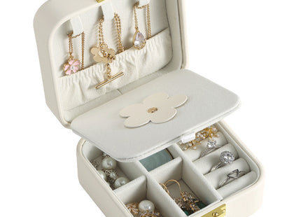 Pumpkin Color Mini Portable Jewelry Storage Box