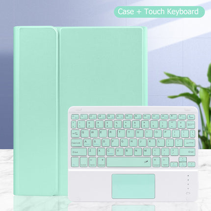 Touch Bluetooth Keyboard Protective Cover Candy Pen Slot Leather Case