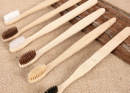 10 Bamboo toothbrushes