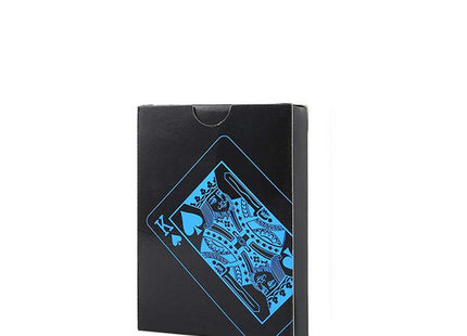 Waterproof Black Plastic Poker Board Game Card PVC Magic Playing Card Solitaire