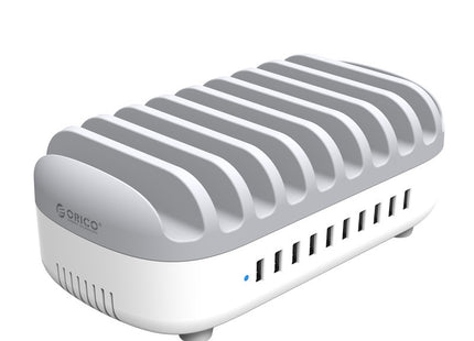 10-port USB charger bus
