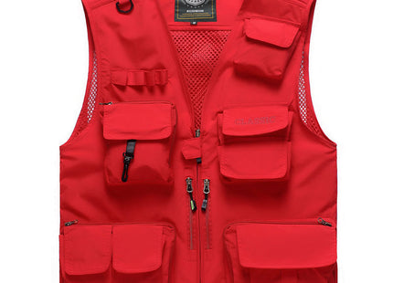Multi-pocket fishing vest