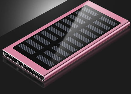 Ultra-thin metal solar power bank