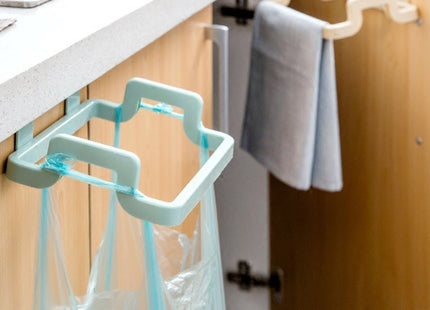 Eco-Friendly Kitchen Door Back Hanging Style Cabinet Stand Trash Garbage Bags Support Holder