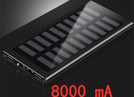 Ultra-thin metal solar power bank