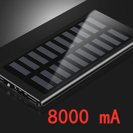 Ultra-thin metal solar power bank