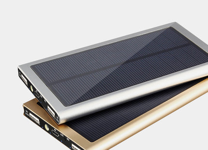 Ultra-thin metal solar power bank