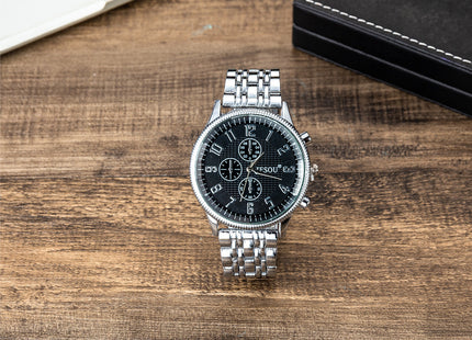 Wristwatch wallet cufflink ballpoint pen Gifts Set for men