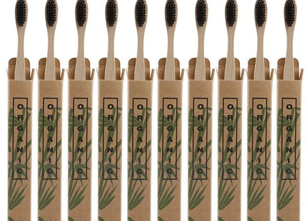 10 Bamboo toothbrushes