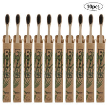 10 Bamboo toothbrushes
