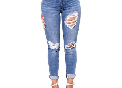 Ripped Jeans For Women Women Jeans Pencil Pants Denim Jeans