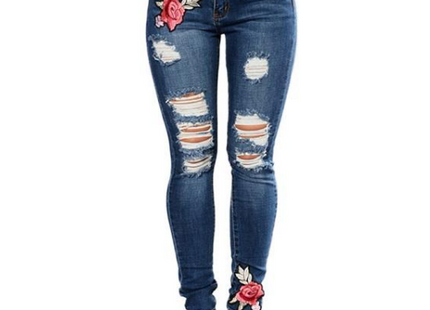 Ripped Jeans For Women Women Jeans Pencil Pants Denim Jeans