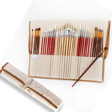 Canvas Pen Curtain Brush, Multi-function Log Rod Oil Paint Brush Art Painting Set