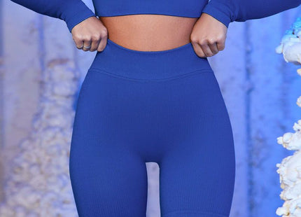 Women Seamless Yoga Tracksuit Set Workout Sportswear Fitness