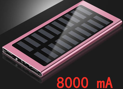 Ultra-thin metal solar power bank