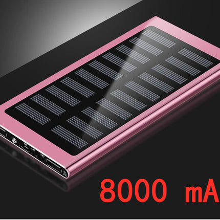 Ultra-thin metal solar power bank