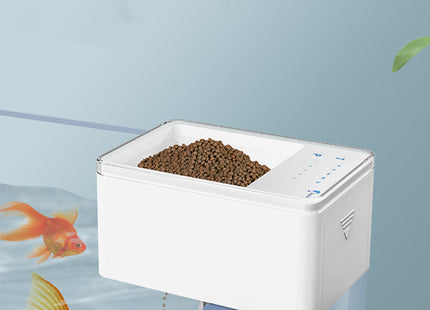Pet Feeding Fish Food Dispenser Digital Automatic Fish Feeder LED Aquarium Digital Fish Tank