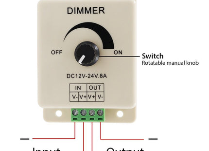 Light Strip Soft And Hard Light Strip Brightness LED Dimmer